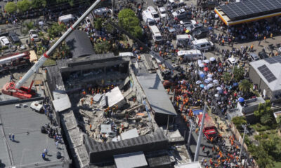 APTOPIX Dominican Republic Roof Collapse