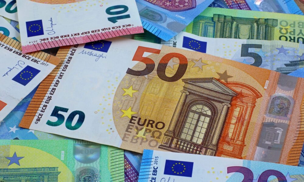 Euro,Plan,View,Of,Bank,Notes,Background