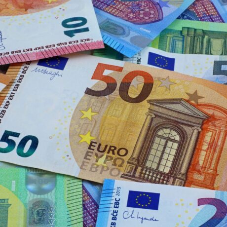 Euro,Plan,View,Of,Bank,Notes,Background