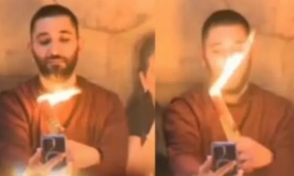 to-monadiko-fainomeno-pou-to-agion-fos-den-kaiei-ta-prota-lepta-vinteo